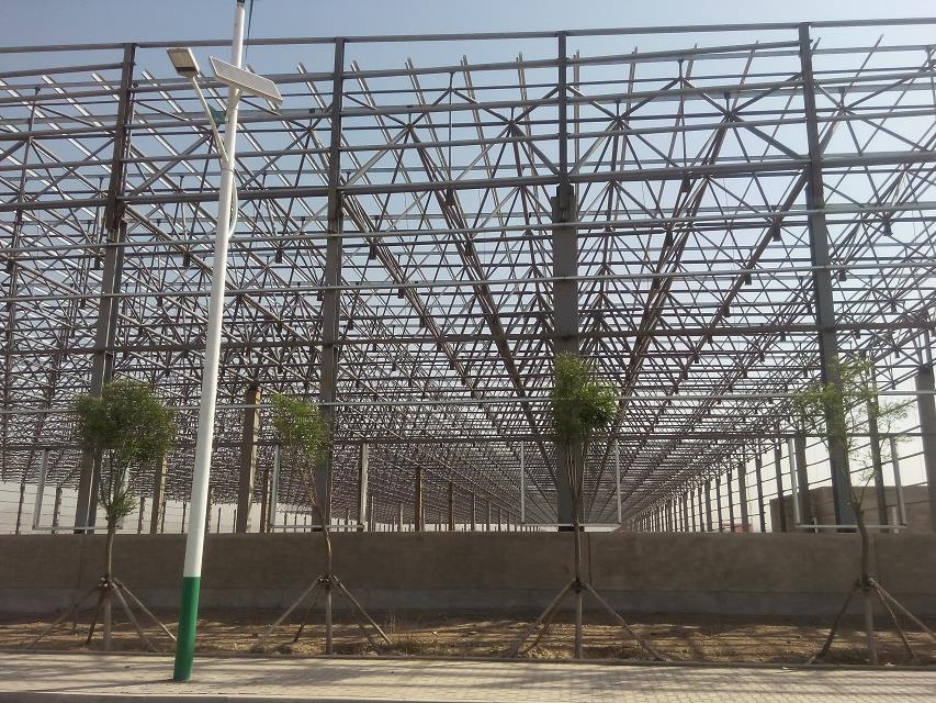 邓州汽车工业厂房网架
